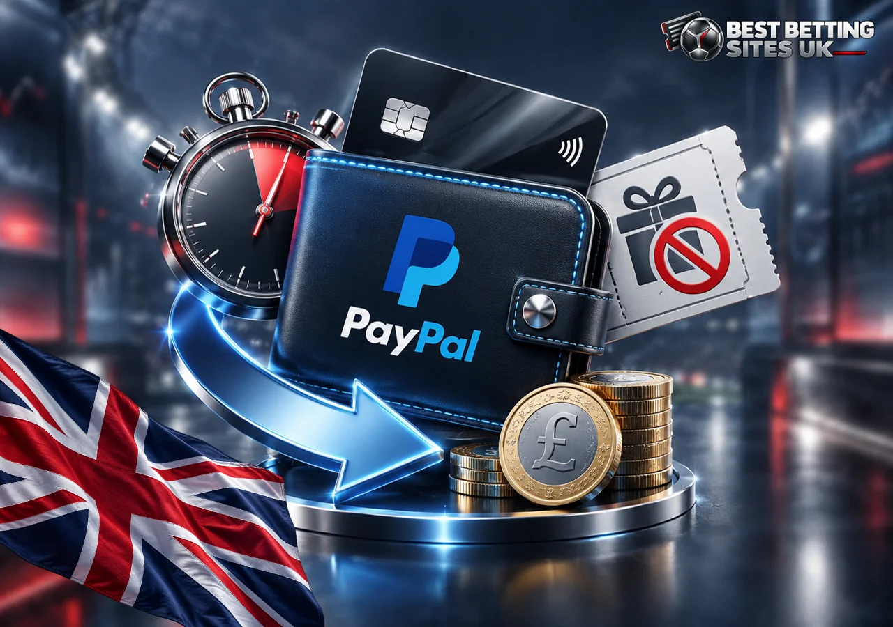 PayPal betting payments with digital wallet access, quick withdrawals and possible bonus restrictions
